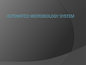 Automatic microbiology system