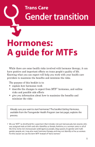 hormones MTF
