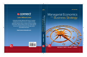 2017 Michael Baye-Managerial Economics and Business Strategy9E
