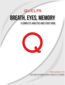 Breath Eyes Memory Complete Analysis