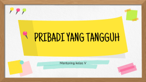 PRIBADI YANG TANGGUH 5