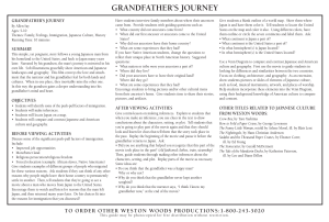 Grandfathers-Journey-SG lesson plan overview