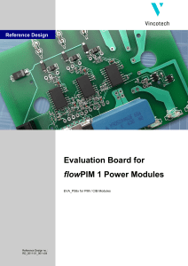 Vincotech RD 2011-01 001-v04 EvaluationBoard-for-flowPIM 1-PowerModules-EVA P58x
