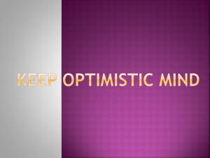 Optimisitic mind