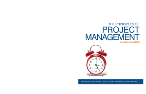 The Principles of project management