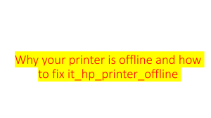 hp printer offline fix1