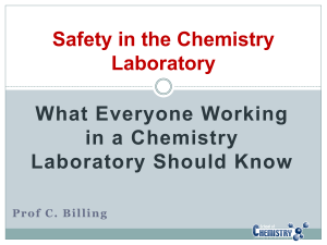 Safety in the Lab Notes (1)