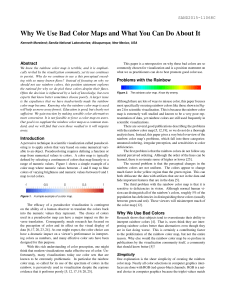 Bad Color Maps: Why We Use Them & What to Do