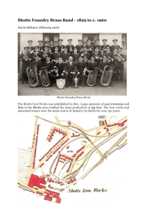 Shotts Foundry Brass Band