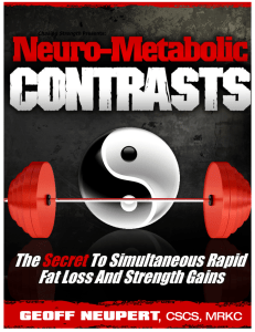 Geoff Neupert - Neuro-Metabolic Contrasts