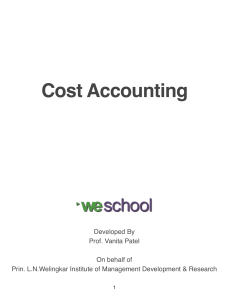 Cost Accounting8