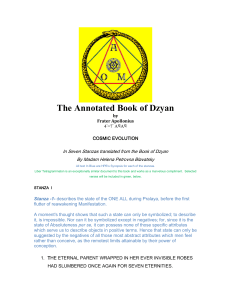 The Annotated Book of Dzyan