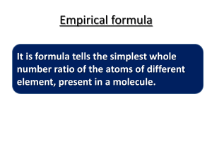 empirical fpormula