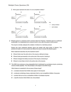 Enzyme Kinetics Questions - 9700 AS Level