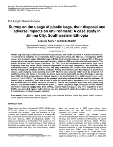 plastic waste research
