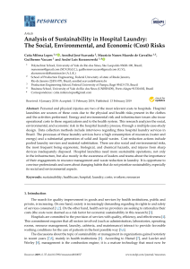 Hospital Laundry Sustainability: Social, Environmental, Cost Risks