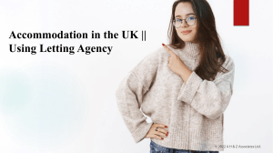 Using a Letting Agency for Student Accommodation in the UK