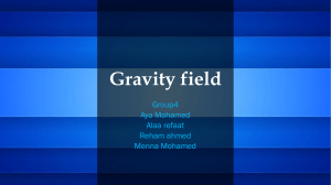 Gravity field