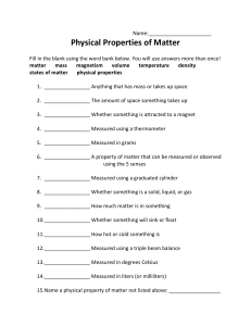8 - PhysicalPropertiesofMatterWorksheet-1