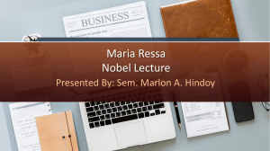 Maria Ressa Nobel Peace Prize Awardee