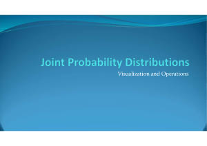 Joint probability distribution