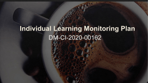 Individual-Learning-Monitoring-Plan