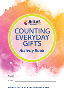 COUNTING Everyday Gifts Activity Booklet 13 Feb 2019 Final  ISC