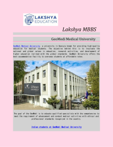 GeoMedi Medical University