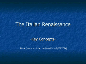 Renaissance and Economy (1)