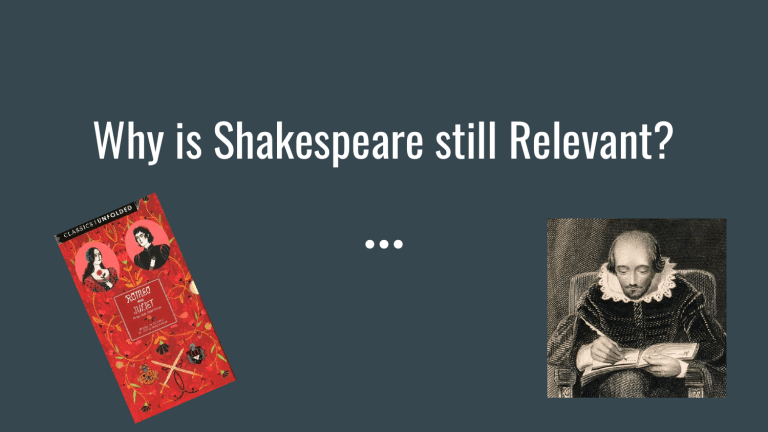 why-is-shakespeare-still-relevant