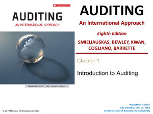 Auditing8e PPT Ch01
