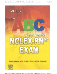 Abc-Of-Passing-The-Nclex-Rn-Exam-Book 2