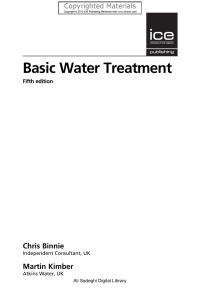 Basic Water Treatment-5th Ed