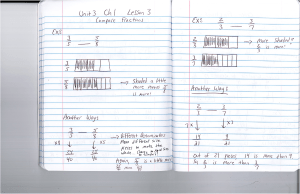 4th Unit 3 Ch 1 Lesson 3 Compare Fraction Notes (1)