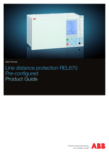 REL670 data sheet