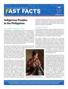fastFacts6 - Indigenous Peoples in the Philippines rev 1.5