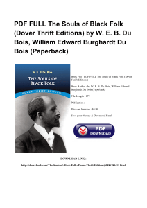 Full-Book-The-Souls-Of-Black-Folk-Dover-Thrift-Editions--PDF-QE91000814