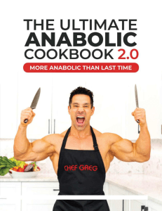 The Ultimate Anabolic Cookbook 2.0 - Coach Greg