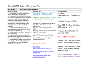 Edexcel iGCSE Biology Section C13