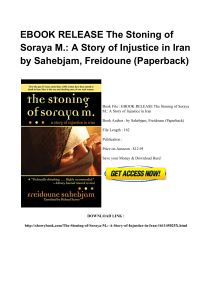 ^*Full Book The Stoning Of Soraya M. A Story Of Injustice In Iran DOC QK1674271 [PDF]#