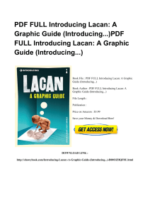 ^*Download Book Introducing Lacan A Graphic Guide Introducing. KINDLE SB41959341 [PDF]#