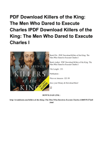 ^*Download Book Killers Of The King The Men Who Dared To Execute Charles I DOC ZT3473032645 [PDF]#