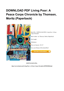 ^*Download Book Living Poor A Peace Corps Chronicle ZIP AW649977 [PDF]#