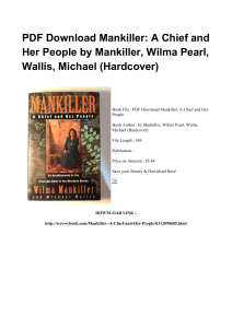 ^*Download Book Mankiller A Chief And Her People DOC WF67141204 [PDF]#