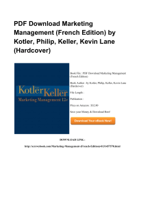 ^*Download Book Marketing Management French Edition ZIP RC903360438 [PDF]#