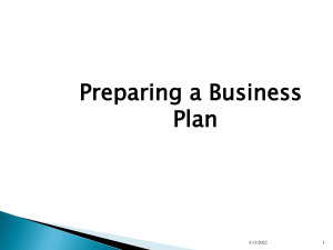 #4-1 Business plan pres1