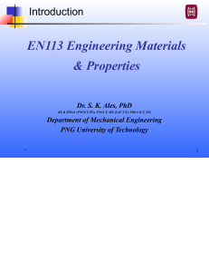 JOSH BARUMA Engineering Materials and Properties-Lecture 1_