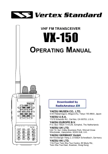 905 Vertex VX150 user