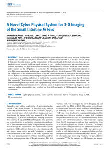 A Novel Cyber Physical System for 3-D Imaging