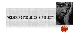 Abuse & Neglect Learning Module